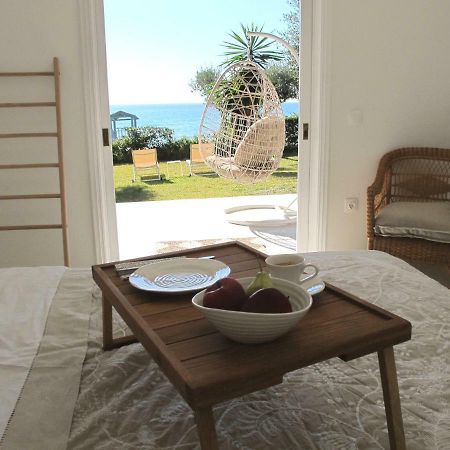 Aqua Seafront Glyfada Corfu Beach House With Garden Exteriör bild
