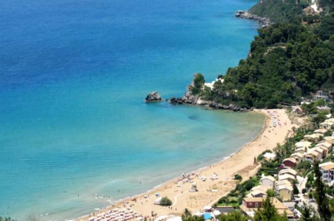 Aqua Seafront Glyfada Corfu Beach House With Garden Exteriör bild