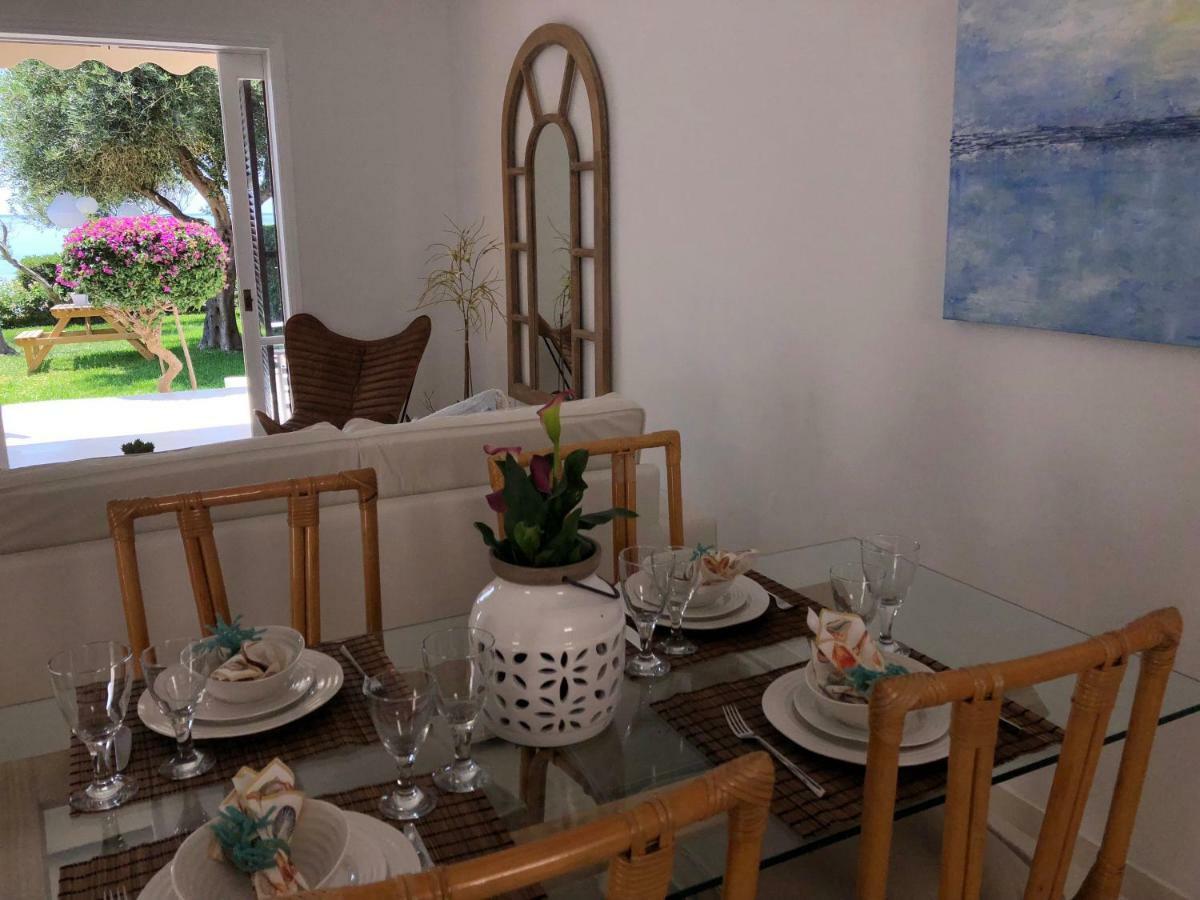 Aqua Seafront Glyfada Corfu Beach House With Garden Exteriör bild